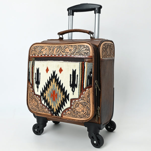 ADBG1613 American Darling Western Leather Travel Case with Hand-Tooled Craftsmanship & Premium Detailing