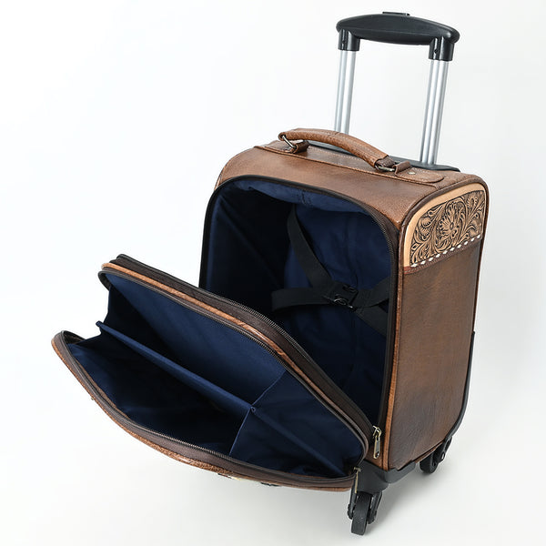 ADBG1613 American Darling Western Leather Travel Case with Hand-Tooled Craftsmanship & Premium Detailing