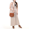 ADBG1622 American Darling Western Suede Genuine Leather Crossbody Bag with Craftsmanship Handcrafted Design