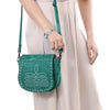 ADBG1622 American Darling Western Suede Genuine Leather Crossbody Bag with Craftsmanship Handcrafted Design