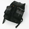 ADBG1624A American Dalring Western Genuine Suede Leather Backpack Bag with Hand-Stitched Artisan Detailing