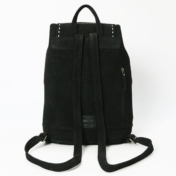 ADBG1624A American Dalring Western Genuine Suede Leather Backpack Bag with Hand-Stitched Artisan Detailing