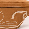 ADBGA668 American Darling Genuine Leather Fanny Pack with Boot Stitch Embroidery
