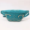 ADBGA668 American Darling Genuine Leather Fanny Pack with Boot Stitch Embroidery