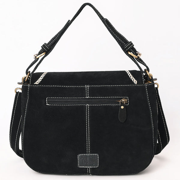 ADBGA670 American Darling Genuine suede Western Crossbody Bag with Embroidery