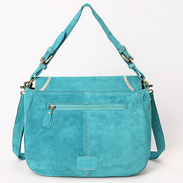 ADBGA670 American Darling Genuine suede Western Crossbody Bag with Embroidery