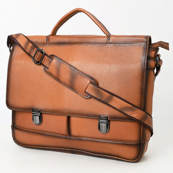 OHM118A Briefcase Genuine Leather women bag western Bag