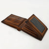 OHM120B Genuine Western Leather Bifold Wallet