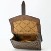 ADBG1535 American Darling Western Leather Small Crossbody Bag with Hand-Tooled Floral Design & Chain Strap