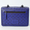 ADBG1535 American Darling Western Leather Small Crossbody Bag with Hand-Tooled Floral Design & Chain Strap