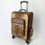 ADBG1637 American Darling Western Leather Travel Case with Hair-On Cowhide and Hand-Tooled Detailing