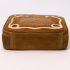 ADBGA681 Genuine suede Jewelry Case with Western Rope Embroidery