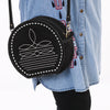 ADBGA682 American Darling Boot Stitched Genuine Suede Western Leather Canteen Bag