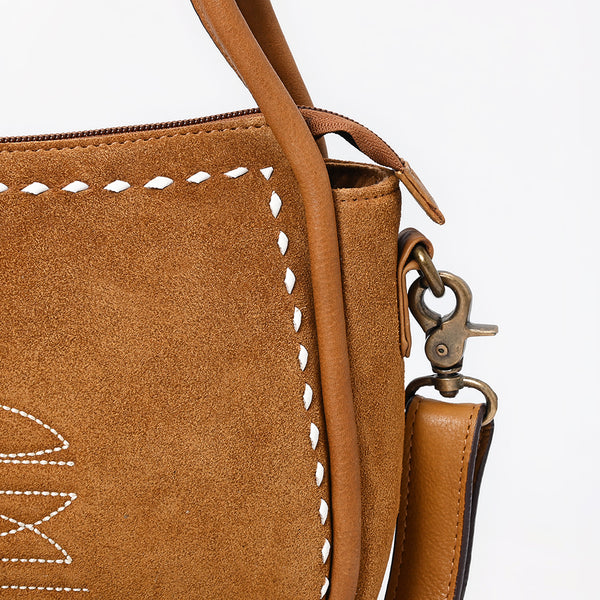 ADBGM528 Crossbody Genuine Suede Leather Women Bag