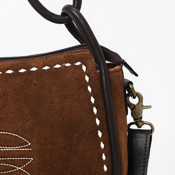 ADBGM528 Crossbody Genuine Suede Leather Women Bag
