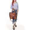 SKBZ174 Tote Genuine Leather women bag western Bag