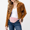 ADBGA668 American Darling Genuine Leather Fanny Pack with Boot Stitch Embroidery