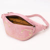ADBGA668 American Darling Genuine Leather Fanny Pack with Boot Stitch Embroidery