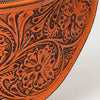 ADBGZ829 Hand-Tooled Leather Western Belt Bag - Floral Fanny Pack with Adjustable Strap