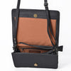 ADBG1673 American Darling Hand-Tooled Floral Black Western Leather Organiser Bag - Quilted Crossbody