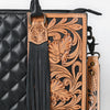 ADBG1690 American Darling Cowhide & Hand-Tooled Leather Tote | Fringe Shoulder Bag