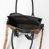 ADBG1690 American Darling Cowhide & Hand-Tooled Leather Tote | Fringe Shoulder Bag
