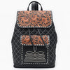 ADBGA731 American Darling Hand Tooled Quilted Genuine Leather Backpack