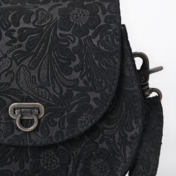 ADBG1693 American Darling Floral Embossed Crossbody | Damascus Design