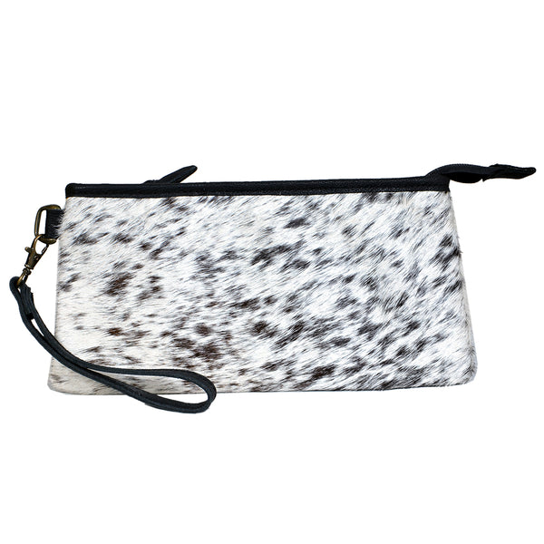 ADBG344 American Darling Genuine Hair On Hide Pattern Leather Western Wristlet