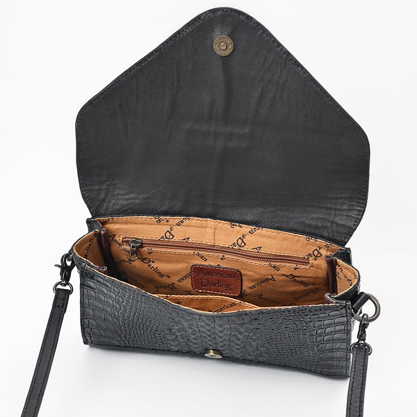 ADBG1709 American Darling Crocodile Embossed Small Crossbody | Envelope Flap Purse