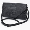 ADBG1709 American Darling Crocodile Embossed Small Crossbody Envelope Flap Purse