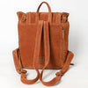 ADBG1711 American Darling Genuine Suede Fringe Backpack | Western Concho Boot Stitched Bag