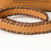 ADBGA772 American Darling Genuine Suede Leather Buck Stitched Cross body Bag