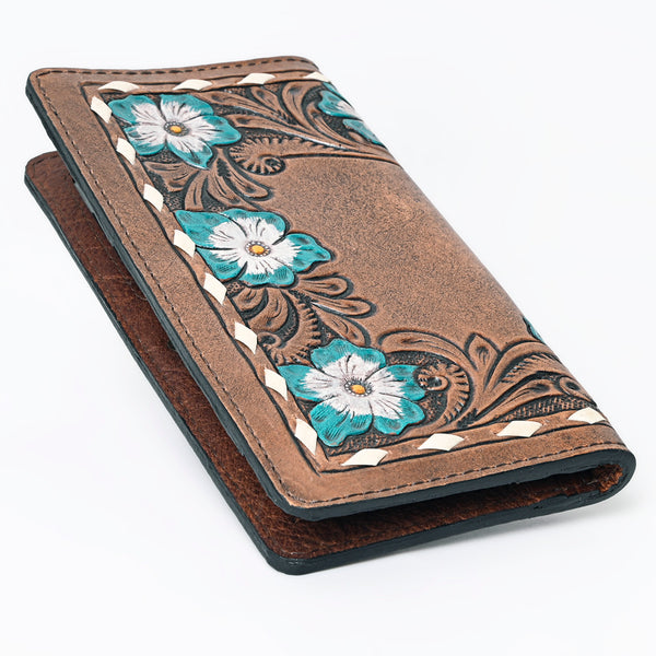 KBG206 American Darling Genuine Leather Hand Tooled Floral Wallet