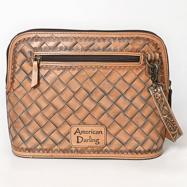 ADBG1719 American Darling Hand Tooled Crossbody Bag | Sunflower Western Purse