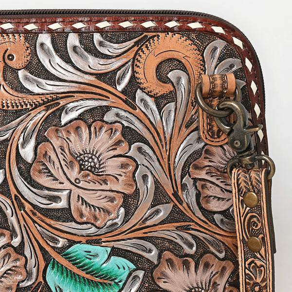 ADBG1719 American Darling Hand Tooled Crossbody Bag | Sunflower Western Purse