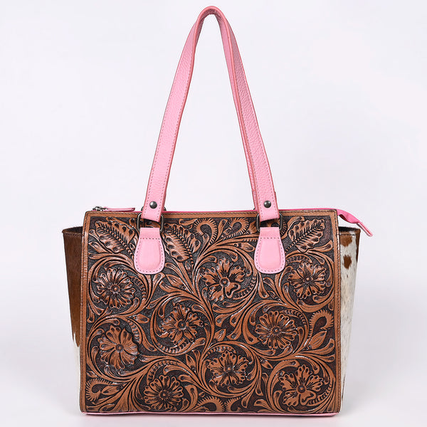 SOHZ120 Tote Hand Tooled Genuine Western Leather Women Bag