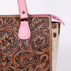 SOHZ120 Tote Hand Tooled Genuine Western Leather Women Bag