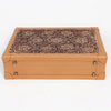 ADBGZ882 Hand-Tooled Leather Jewelry Case with Combination Locks | American Darling