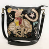 ADBGA785 American Darling Handcrafted Genuine Leather Cross body Bag Embroidery