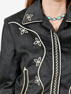ADJKT059 Women Fabric Shirt Jacket Dress