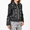 ADJKT059 Women Fabric Shirt Jacket Dress