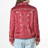 ADJKT060 American Darling Western Embroidered Fabric Snap Jacket