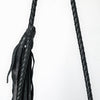 ADBGM635 Western Fringe Crossbody - Black Leather Bag with Tribal Stitch, Concho, and Whipstitch Detail