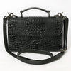 ADBG1727 American Darling Crocodile Embossed Western Leather Cross body Bag