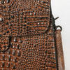 ADBG1729 American Darling Western Cross body Bag in Crocodile Embossed Full Grain Leather