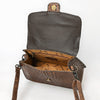 ADBG1729 American Darling Western Cross body Bag in Crocodile Embossed Full Grain Leather