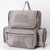 ADBGA795 American Darling Handcrafted Genuine Suede Leather Backpack Boot Stitched