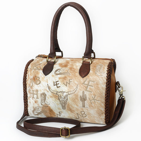 ADBGM671 Speedy Hair-On Genuine Leather women bag western Bag