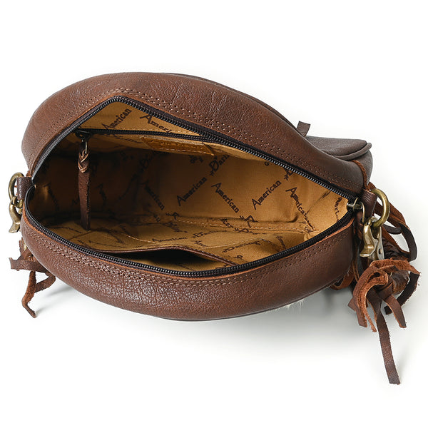 ADBGM672 CanteenHair on Genuine Leather Women Bag